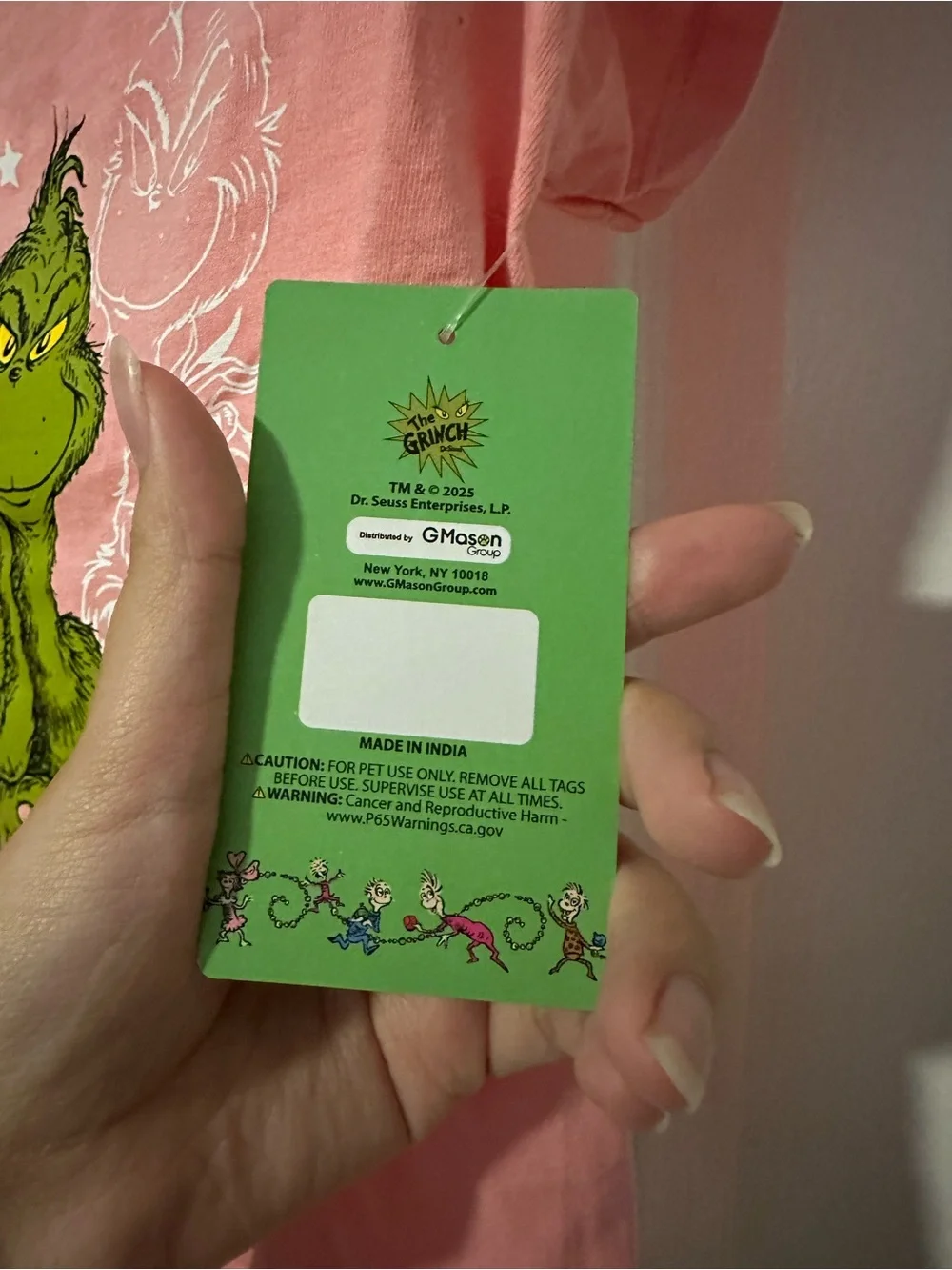 The Grinch grinch pet